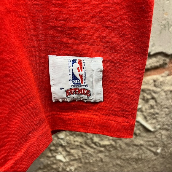 Nutmeg Vintage 90s Michael Jordan Chicago Bulls NFL Licensed T-Shirt Medium M - Picture 3 of 6
